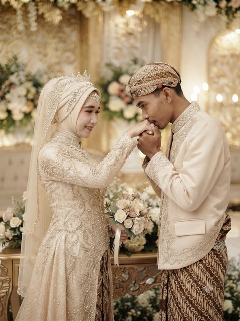 Avif & Dwi Pose 1